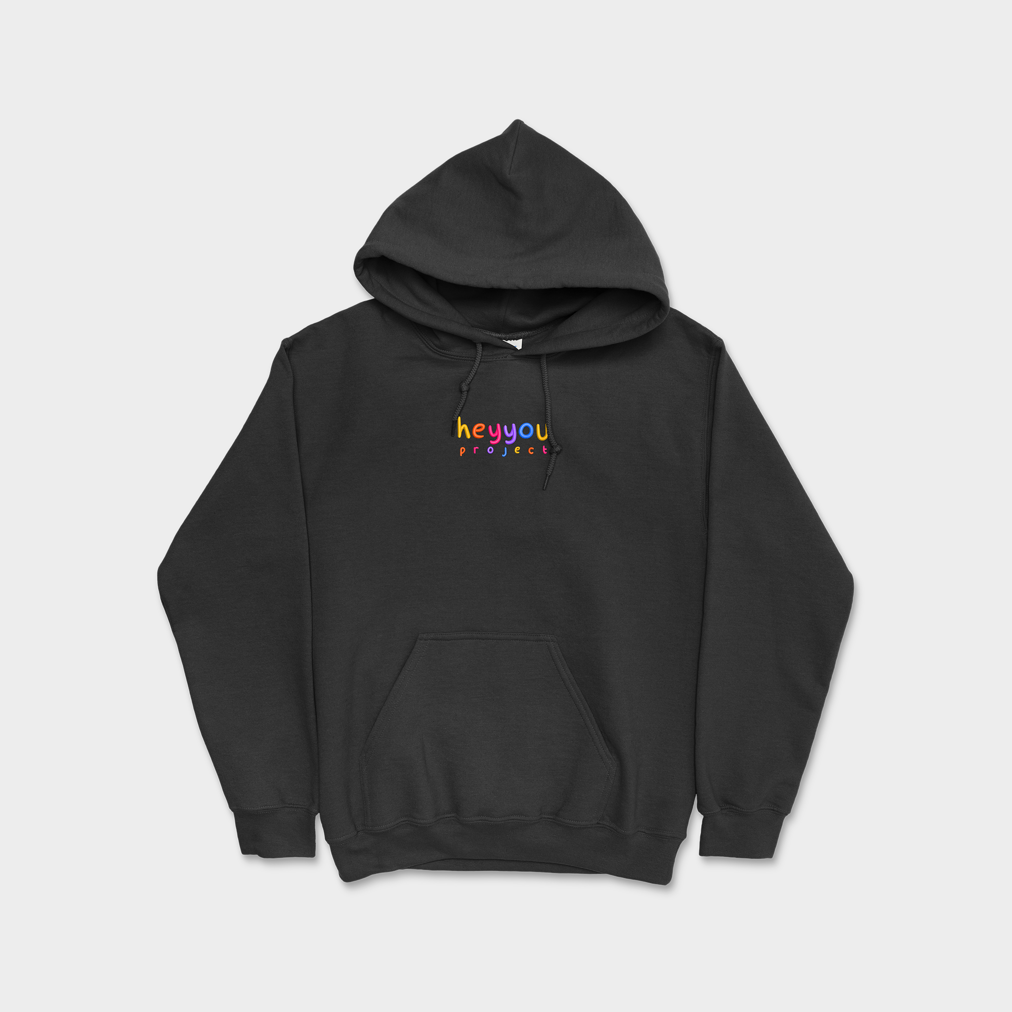 HeyYou Black Hoodie – HeyYou Project