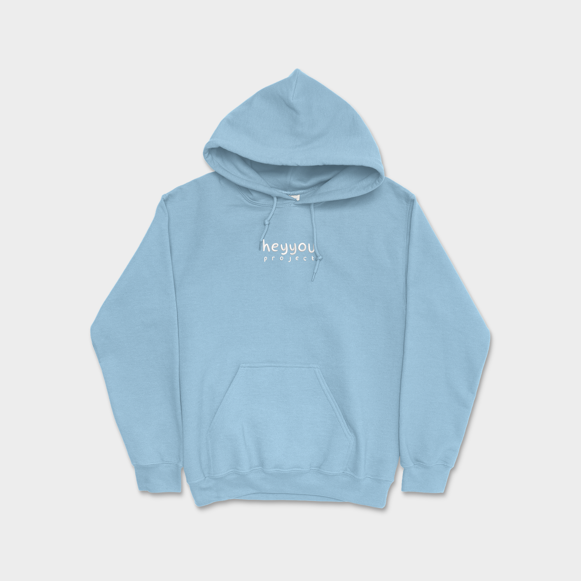 Baby blue top you matter hoodie
